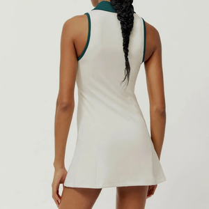 Jupe de tennis avec logo personnalisé pour femmes sur le devant et à la taille Robe de compression Respirant Séchage rapide Vente en gros de haute qualité - Product Image 3