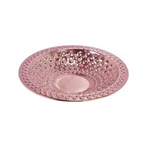 Cuenco para servir de metal pulido martillado plateado, plato para servir fruta - Product Image 5