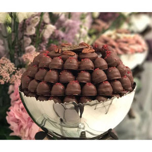 Bonbons décoratifs pour la maison au design élégant Fournitures pour hôtels écologiques Bol à chocolat rond en métal de qualité de luxe au prix de gros - Product Image 3