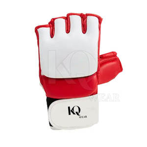 Guantes de MMA de Cuero con Dedos Descubiertos para Kickboxing y Sparring con Tela Transpirable, Ligeros y con Correa de Muñeca Ajustable - Product Image 3