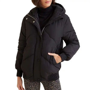 Doudoune longue personnalisée en coton de haute qualité Oem à logo unisexe pour hommes - Product Image 2