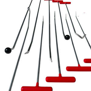 Arklow 10-Piece White Steel Paintless Dent <b>Puller</b> Repair Rod Set with 2 Interchangeable Tips - Product Image 4