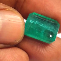 1 unidad de Esmeralda verde natural 15x12mm corte esmeralda 11,2 Cts lote Iroc ventas alta calidad Esmeralda Octágono piedra preciosa faceta US $1680