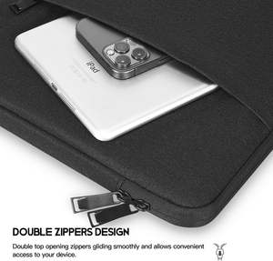 New Item Wholesale Price High Quality Fashion Basic Polyester <b>Laptop</b> <b>Sleeve</b> Case 15.6 Inch Shoulder Strap Zippered Pocket - Product Image 4