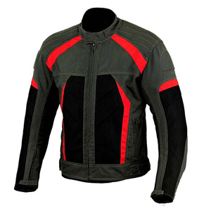 Textile pour hommes personnalisé de haute qualité gris couleur moto Cardura veste pour la course automobile avec logo personnalisé à un prix raisonnable - Product Image 4