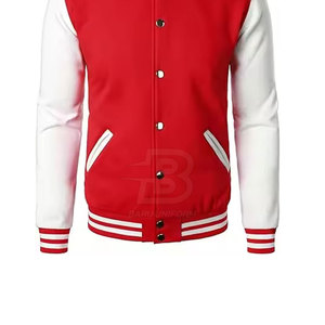 Veste Letterman de qualité supérieure, vestes Letterman pour femmes avec logo personnalisé, veste Letterman respirante en coton et laine pour femmes - Product Image 6