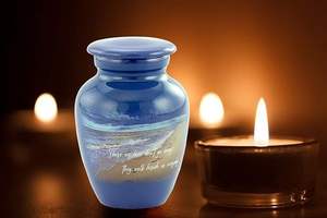 Designer Collection of 100% Aluminum Material <b>Keepsake</b> Cremation Urns at Genuine Market Price - Product Image 2