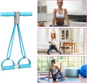 Biểu Tượng Tùy Chỉnh Đa Chức Năng Đàn Hồi 4 Ống Yoga Bàn Đạp Kháng Ban Nhạc Tập Thể Dục Đào Tạo Căng Thẳng Dây Nhiều Màu Sắc Cho Giảm Béo - Product Image 5