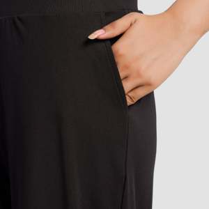 Culottes décontractées d'été sans limites, taille haute, respirantes, noires - Product Image 6