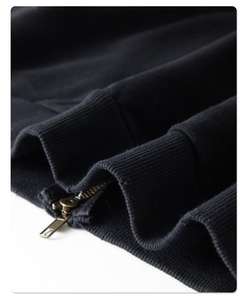 Sudadera con Capucha Personalizada con Lavado Ácido, Estilo Desgastado, Cierre de Cremallera, Efecto Desgastado por el Sol, Felpa Francesa Gruesa, Doble Desgaste, Premium - Product Image 4