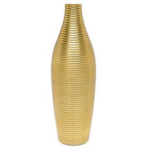 Grand vase de sol extérieur en aluminium moderne, fait main, léger, personnalisable, finition argentée, décoration pour la maison et les mariages QAMAR - Product Image 4
