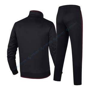 Survêtements tissés pour hommes Ensemble deux pièces léger avec veste zippée et joggeurs pour vêtements de sport Survêtements tissés - Product Image 2