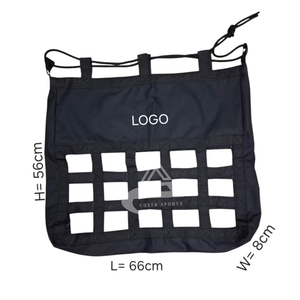 ถุงหญ้าสำหรับม้า PVC 600D ผลิตภัณฑ์จากสหรัฐอเมริกา แข็งแรงทนทาน เย็บสองชั้น ห่วงแข็งแรง กันน้ำ คุณภาพสูง ขนาด 66x8x56 ซม. - Product Image 1