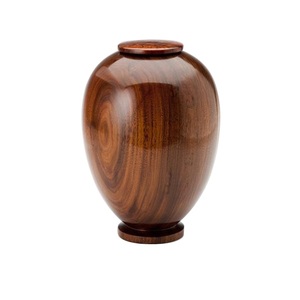 Elegante estilo europeo, urnas de cremación de madera para adultos, acabado Natural, recuerdo conmemorativo funerario para cenizas - Product Image 2