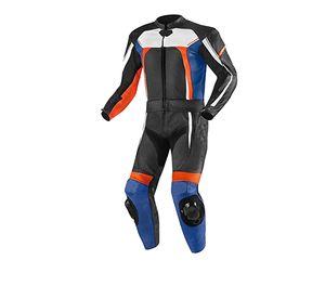 ชุดหนังป้องกันสำหรับขี่มอเตอร์ไซค์แบบสั่งทำพิเศษ สไตล์สปอร์ตสำหรับฤดูร้อน คุณภาพสูง ระบายอากาศได้ดี ป้องกันรังสียูวี สีตามสั่ง ไซส์พลัส - Product Image 4