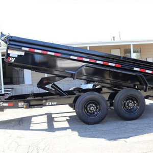 รถพ่วง PJ รุ่น DL142 รถดัมพ์ 14 ฟุต แบบเพลาคู่ ระบบไฮดรอลิก |   งานก่อสร้างหนักและขนส่งวัสดุ - Product Image 4