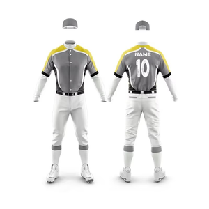 Uniforme de baseball américain pour jeunes vêtements de sport en tissu à mailles de style vintage avec broderie de logo personnalisé uniformes de softball en polyester - Product Image 6