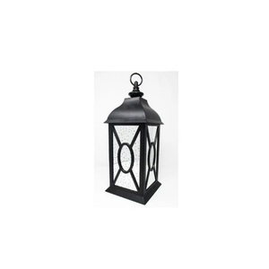 Hanging Iron <b>Lantern</b> With Glass <b>Black</b> Color Decorative Candle Holder <b>Lantern</b> For Outdoor Indoor Home Garden Lighting Decor - Product Image 6