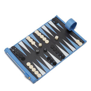 Juego de Backgammon de Cuero PU de Alta Calidad, Backgammon de Cuero PU para Viajes, Diversión al Aire Libre y Fiestas - Product Image 2