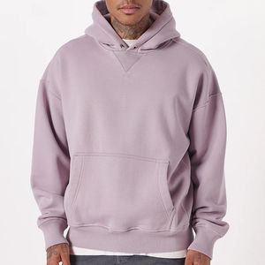 Sweats à capuche unisexes d'hiver - Teinture unie 100% coton Couleurs et tailles personnalisables Haute qualité Vente en gros disponible - Product Image 5