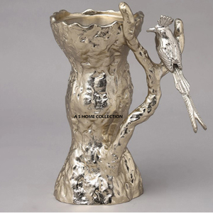 Accesorios de Iluminación, Portavelas de Aluminio con Diseño Único de Pájaro en Vuelo, Bañado en Oro, Centro de Mesa - Product Image 1