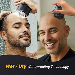 Tondeuse Électrique Rechargeable pour Hommes, Utilisation Humide/Sèche, Étanche IPX7, Lavable, Affichage Intégré - Product Image 2