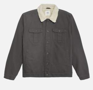 Haute qualité hommes élégant toile col rabattu 100% coton jean gris foncé Denim vestes faible quantité minimale de commande personnalisé lavé avant Logo - Product Image 1