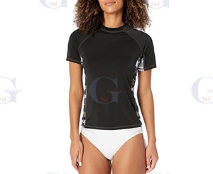 Chemises de protection contre les éruptions cutanées pour femmes, de haute qualité, sur mesure, chemises de compression de plage pour femmes, prix de gros - Product Image 4
