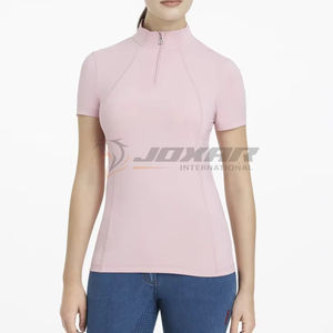 Stretch mobilité femmes équitation couches de base de performance équestre haut avec tissu doux au toucher sans couture couches de base - Product Image 1