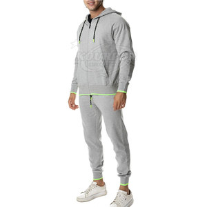 Chándal de Hombre de Primera Calidad, Transpirable, 100% Algodón, Diseño Sólido, 2 en 1, para Invierno, para Correr, con Logotipo Personalizado, Capucha, Talla Grande - Product Image 2