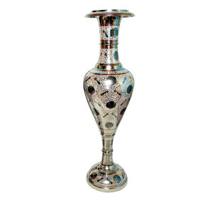 Nouveauté Vase à fleurs en métal à vendre Vase à fleurs fantaisie fabriqué en laiton Exportateurs Vase à fleurs moderne personnalisé Fournitures Produit - Product Image 1