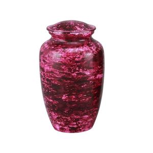 Urnas de cremación de aluminio para adultos de alta calidad con pegatina terminada para cenizas humanas Suministros funerarios de metal - Product Image 1