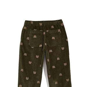 Pantalones informales para hombre logotipo personalizado venta al por mayor alto fabricante mejor material medio recto ajuste holgado nuevo estilo precio alta calidad - Product Image 5