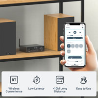 Amplificador Estéreo Potente B50SE de 50W x 2 para Transmisión Multi-Habitación en el Hogar