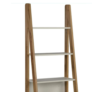 Hiện Đại Mộc Mạc Năm Tầng Trắng Thang Kệ Gỗ Nghiêng Kệ Sách Cho Nhà Văn Phòng Ăn Đồ Nội Thất Phòng Khách Phòng Khách - Product Image 5