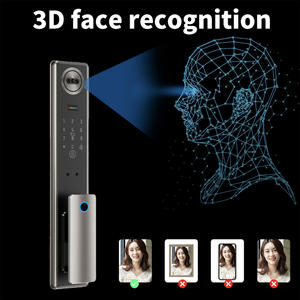 सबसे अच्छी कीमत 3 डी फेस रिकग्निशन स्मार्ट डोर लॉक कैमरा के साथ डिजिटल बायोमेट्रिक फिंगरप्रिंट स्मार्ट डोर लॉक वाईफाई - Product Image 3