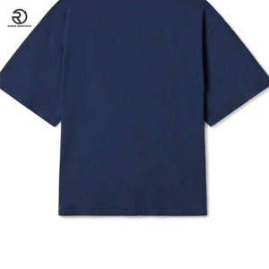 T-Shirt Homme Oversized 100% Coton Lourd Coupe Ample Col O Printemps Eté Nouvelle Collection stock - Product Image 5