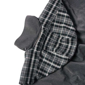 เสื้อฮู้ดผู้ชายทรงโอเวอร์ไซส์ผ้าคอตตอนพิมพ์ลายฟองน้ำกรดพลอยเทียมมีซิป - Product Image 5