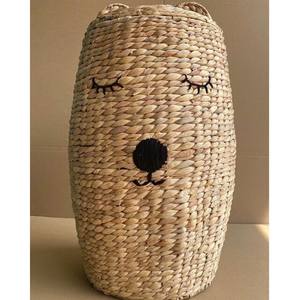 Vente en gros Panier en jacinthe d'eau fait à la main, léger, écologique et durable Rangement décoratif pour les centres de villégiature et de vente au détail - Product Image 3