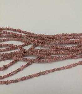 Vente en gros de perles de diamant brut rose naturel, non traitées, certifiées par un tiers, pour la fabrication de bijoux, taillées - Product Image 2