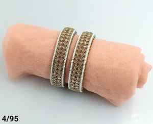 Indian Fashionable and Traditional Brass Bangles <b>Women</b> Wedding Bangles <b>for</b> <b>Women</b> and Girls - Product Image 1