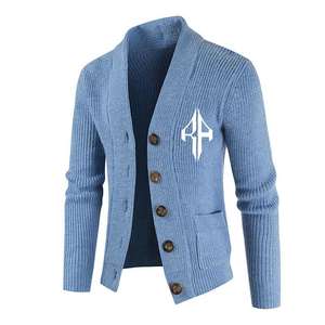 New Winter Sweater Wholesale Wool / Acrylic Material High Quality Custom Logo New Design <b>Men's</b> <b>Cardigan</b> by ATLANTIC - Product Image 3