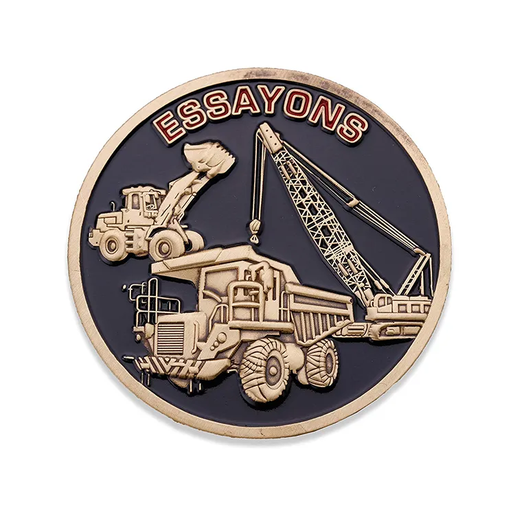 Custom Coins Corps of Engineers Challenge Coin United States Essayons Challenge Coin