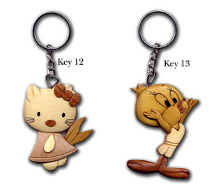 Handcrafted Key <b>Ring</b> Woodcraft Keychain <b>Ring</b> for Christmas Gift from Vietnam Factory Wholesale Woodcraft Key <b>Ring</b> OEM Service - Product Image 3