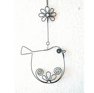 Adorno Navideño Moderno de Hierro Forjado de Alta Calidad con Diseño de Pájaro, Hecho a Mano, para Decoración Navideña Colgante - Product Image 1