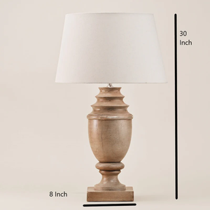 Lámpara de Madera Compacta Ecológica, Decorativa para Escritorio, Oficina, Dormitorio, Iluminación Interior para el Hogar, Ahorro de Espacio, Moderna, Práctica y Elegante - Product Image 6