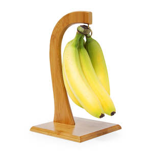 Wood Fruits Holder Solid Wooden Metal Steel Fruit Banana <b>Hanger</b> Home Kitchen Best Fruits <b>Hanger</b> Stand Handmade Product - Product Image 6