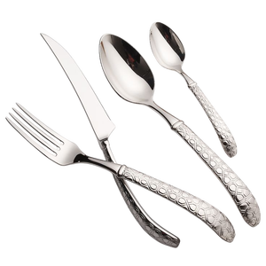 ชุดมีดส้อมชุดเครื่องใช้บนโต๊ะอาหารสีทอง24ชิ้นชุดเครื่องใช้บนโต๊ะอาหารสเตนเลสสำหรับของขวัญแต่งงานทำจากคุณภาพสูง - Product Image 1