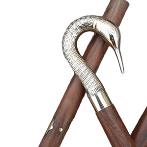 Bastón de Latón para Caminar, Bastón para Personas Mayores, Bastones Autoestables - Product Image 1