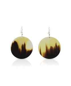 ต่างหูหมุดเขาควายธรรมชาติแบบ100% วินเทจแบบดั้งเดิม - Product Image 2